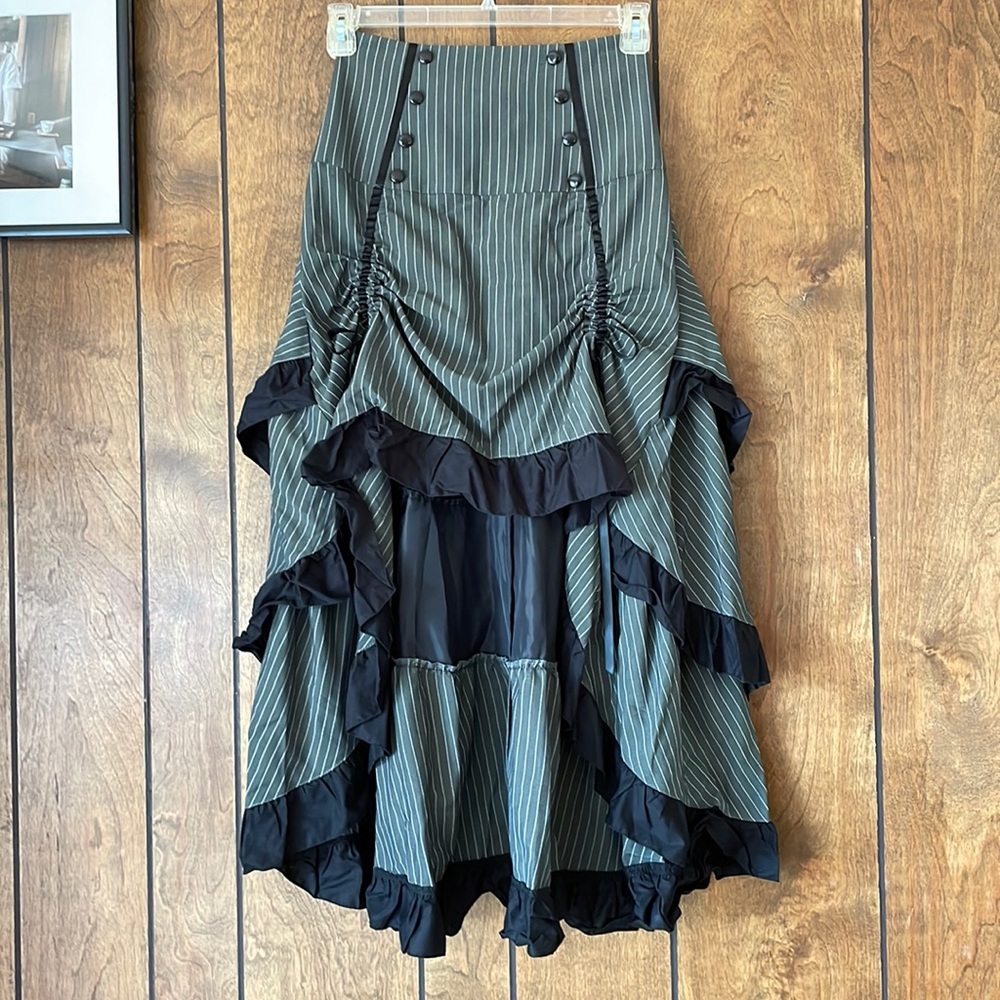 New without tags: Chic Star Steampunk Three-tiered Victorian inspired Skirt